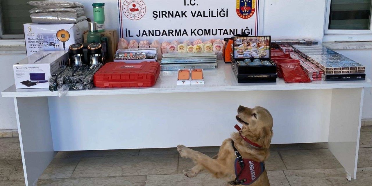 Şırnak'ta 10 Milyon Lira Değerindeki Kaçak Malzemeye El Konuldu