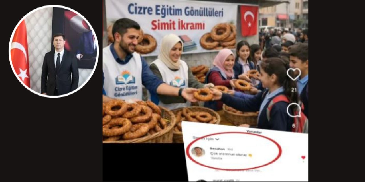 Cizre İlçe Müdürü İke'de Sosyal Medya Akımına Katıldı! Yüzlercesi Bedava Dağıtılacak