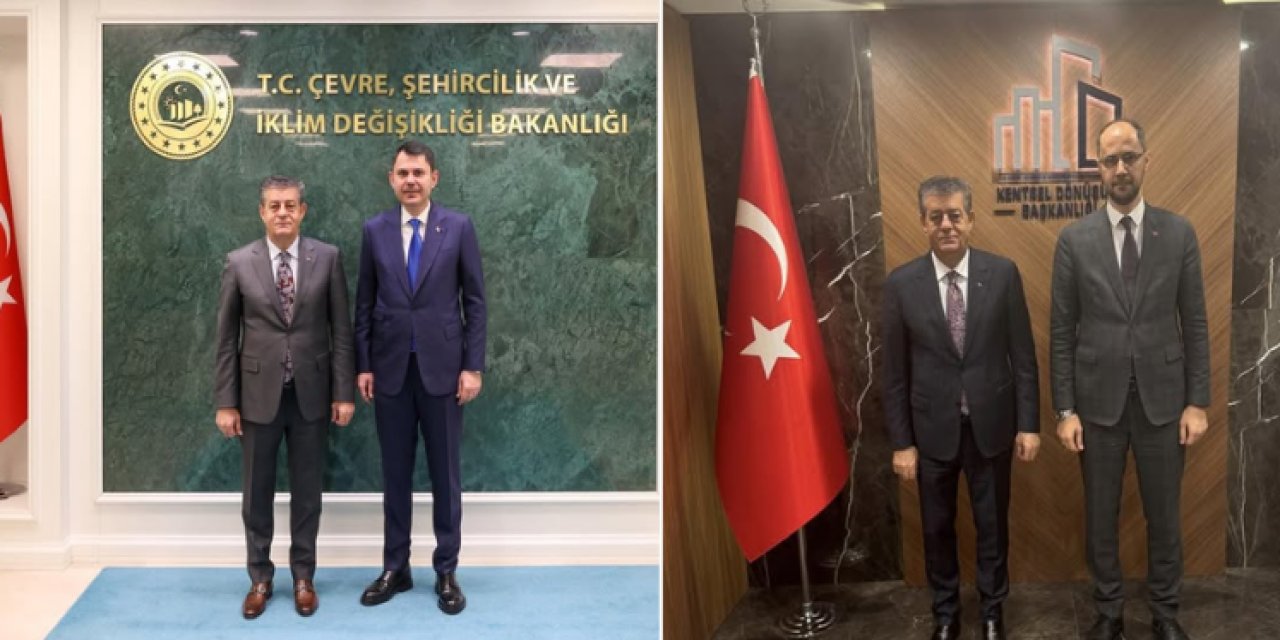Başkan Yarka’dan Bakan Kurum ve Kentsel Dönüşüm Başkanı Alp İle Kritik Ziyaret