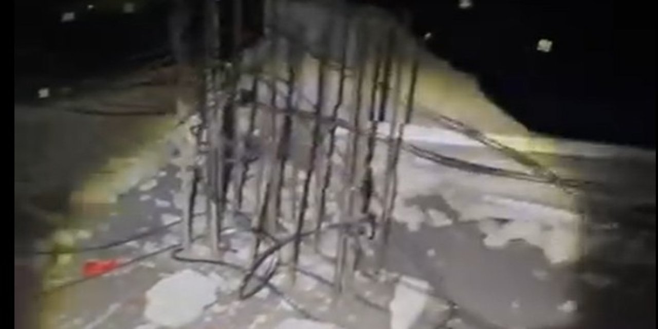 Şırnak’ta Kar Yağışı Sırasında Apartmana Yıldırım İsabet Etti