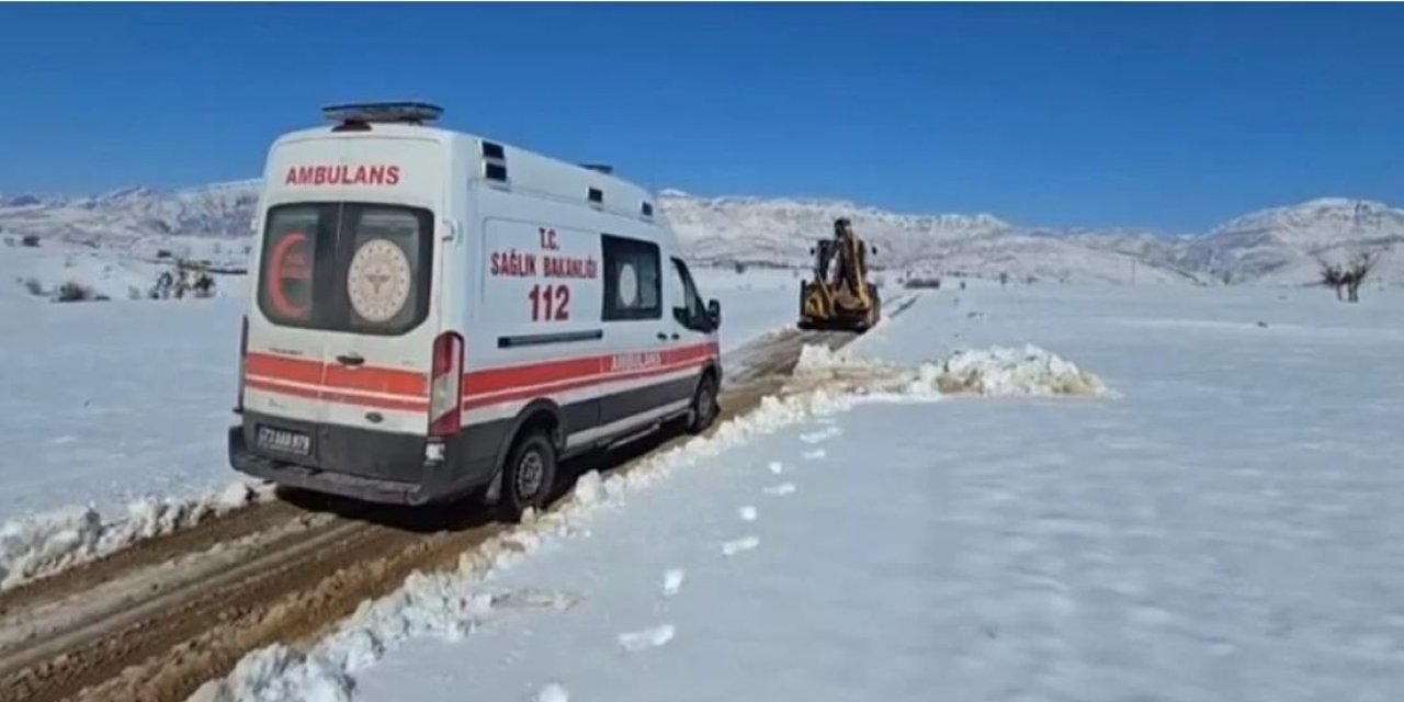 Silopi'de Zorlu Kış Şartlarında Hayat Kurtaran Müdahale