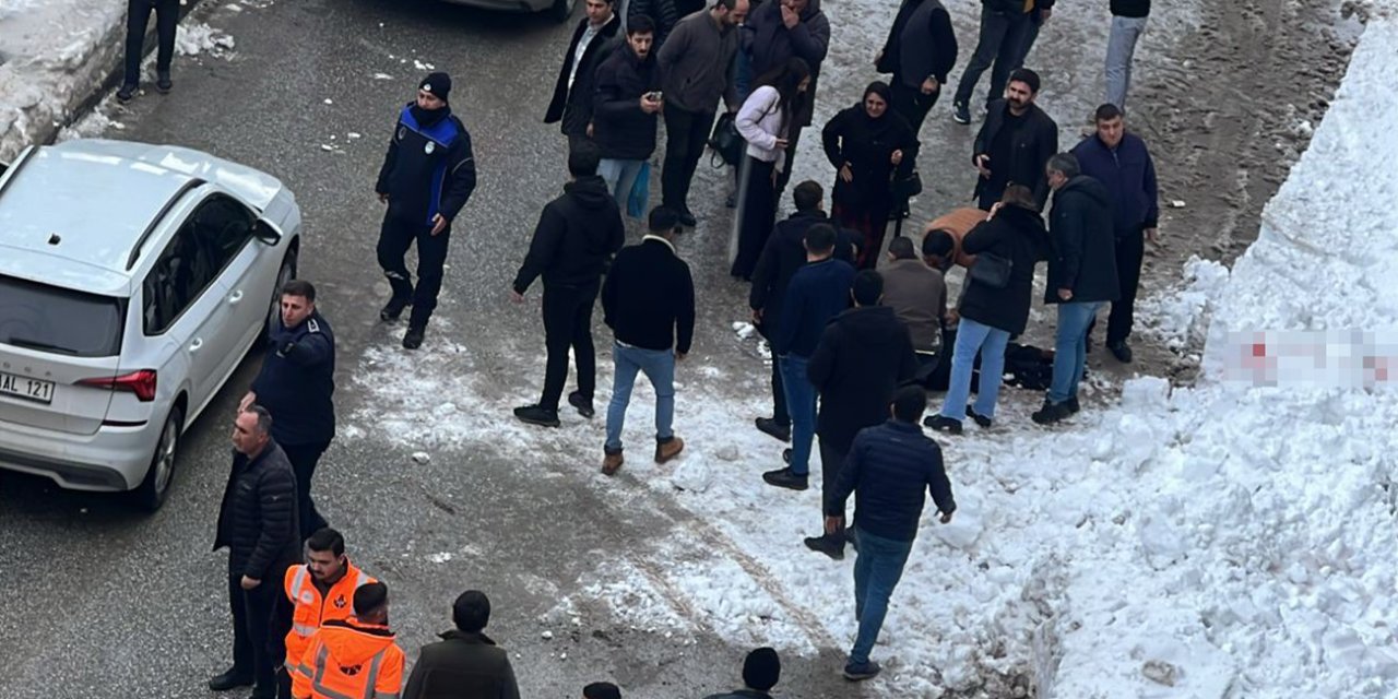 Çatıdan düşen kar kütlesi nedeniyle 20 yaşındaki genç kız hayatı kaybetti