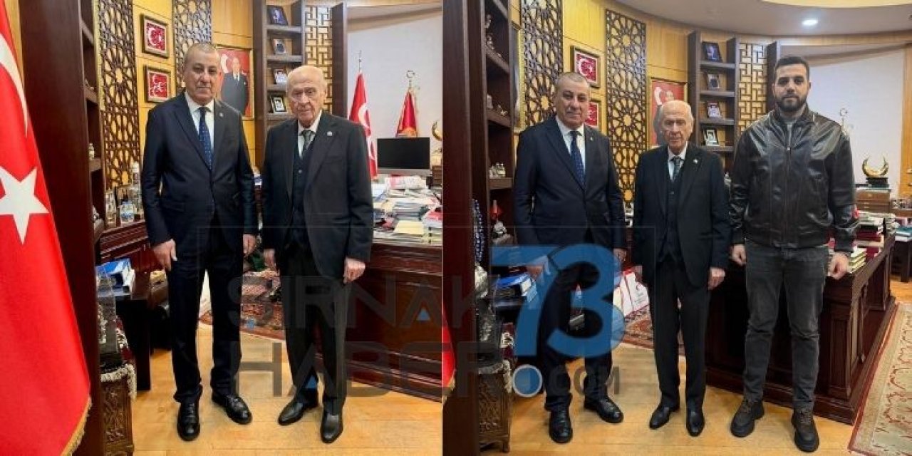 MHP Şırnak İl Başkanı Saluci’den Bahçeli Ziyareti Sonrası Dikkat Çeken Mesajlar