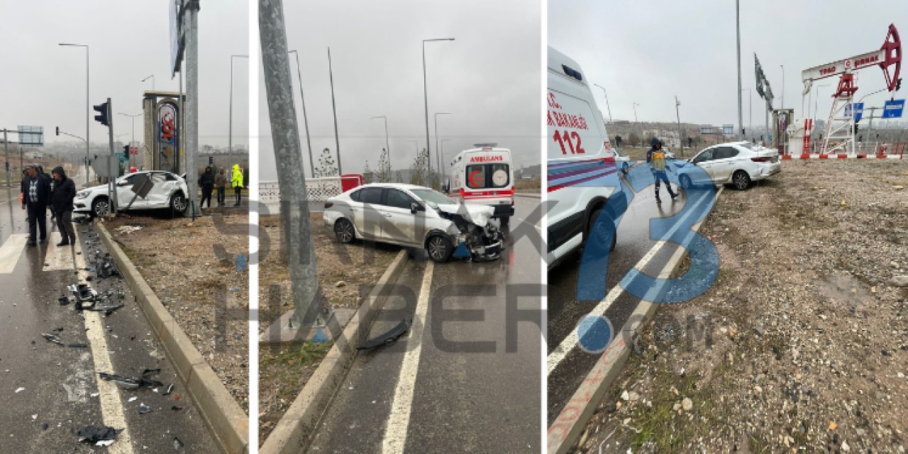 Şırnak'ta İki Araç Çarpıştı: 1 Kişi Yaralandı