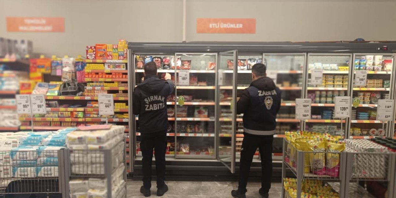 Şırnak Belediyesi Zabıta Ekiplerinden İşletmelere Denetim