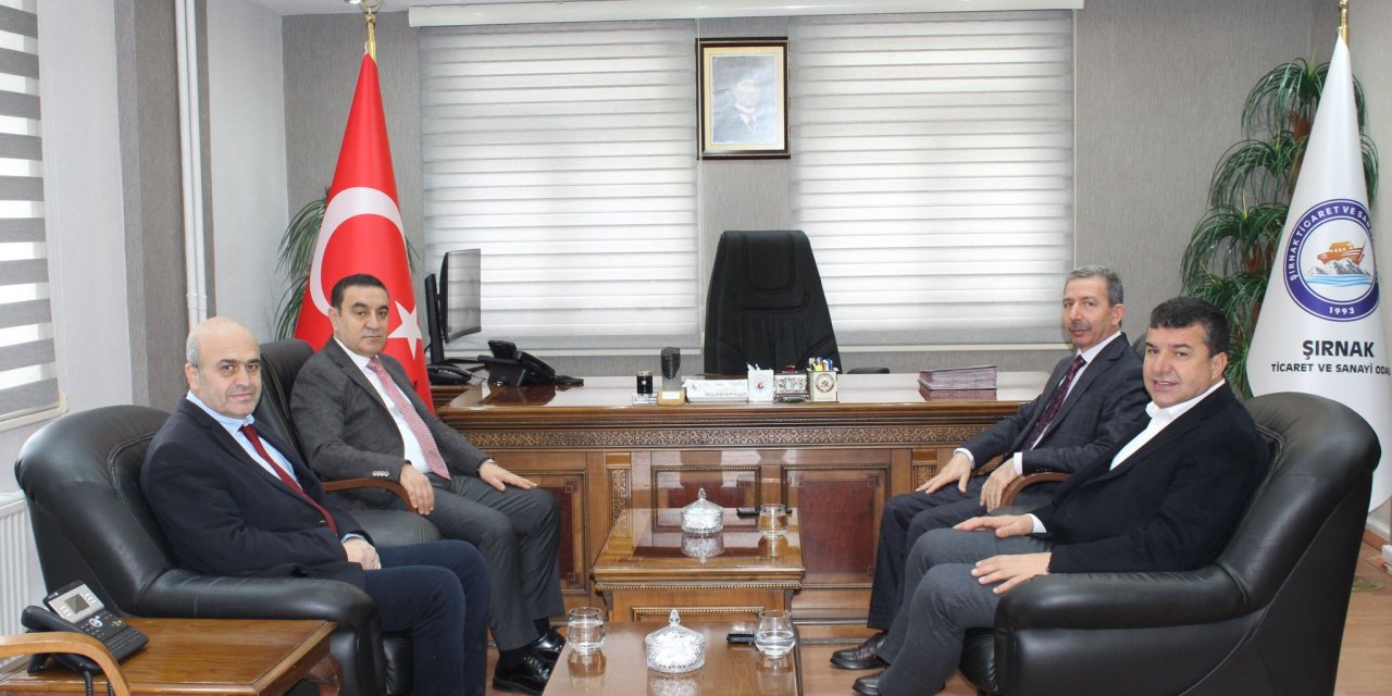 SGK Şırnak İl Müdürü Mahmut Gün’den Şırnak TSO’ya Ziyaret