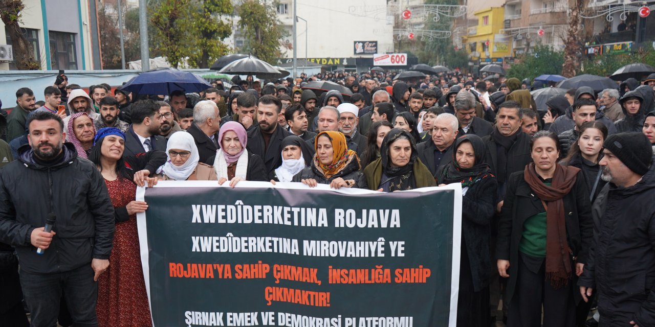 Cizre’de Halep İçin Eylem: 3 Gözaltı