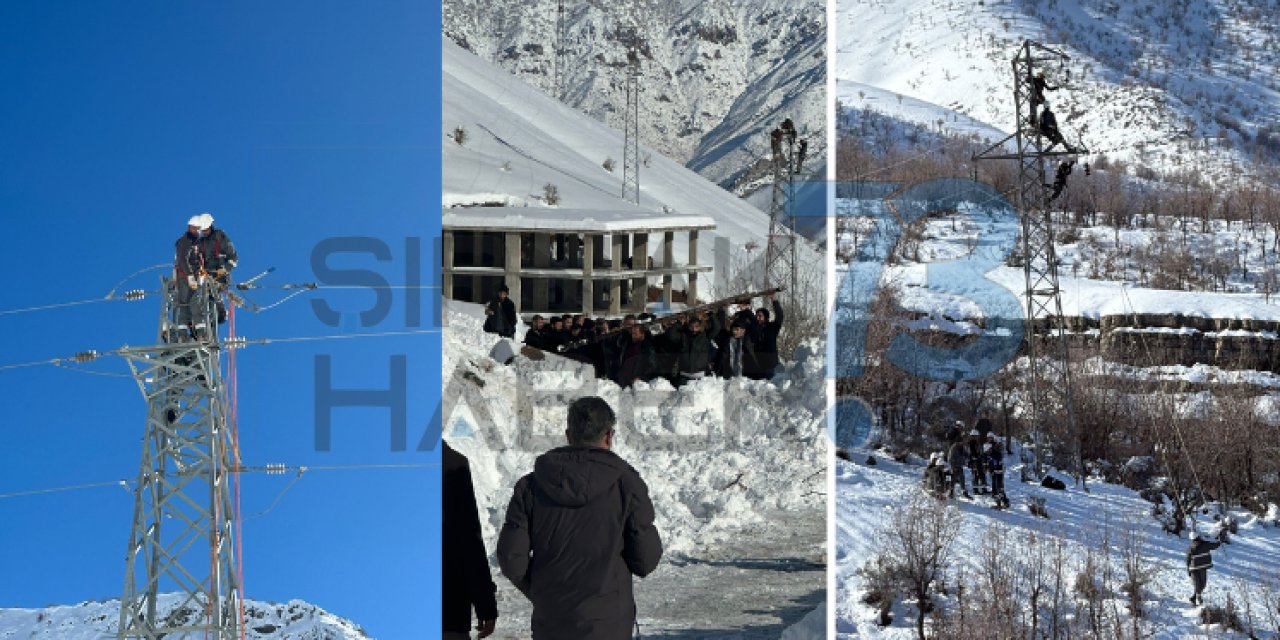 Dicle Elektrik’ten Şırnak, Siirt ve Mardin'de Zorlu Kış Mesaisi