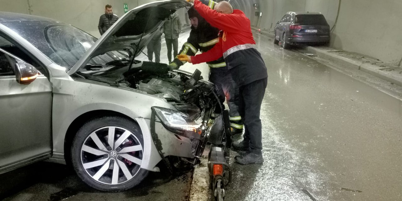 Son Dakika... Şırnak-Cizre Yolu Tünel İçinde Zincirleme Kaza