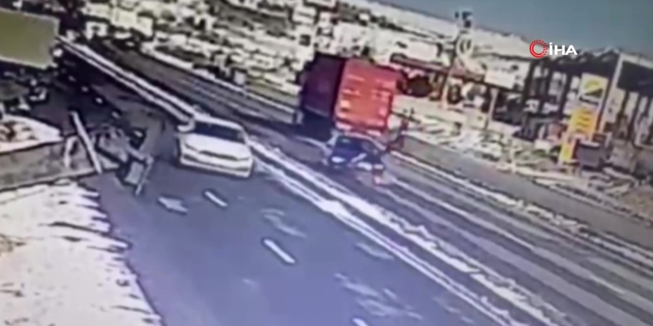 Batman’da kazada yaya metrelerce havaya fırlayarak öldü! O anlar kamerada