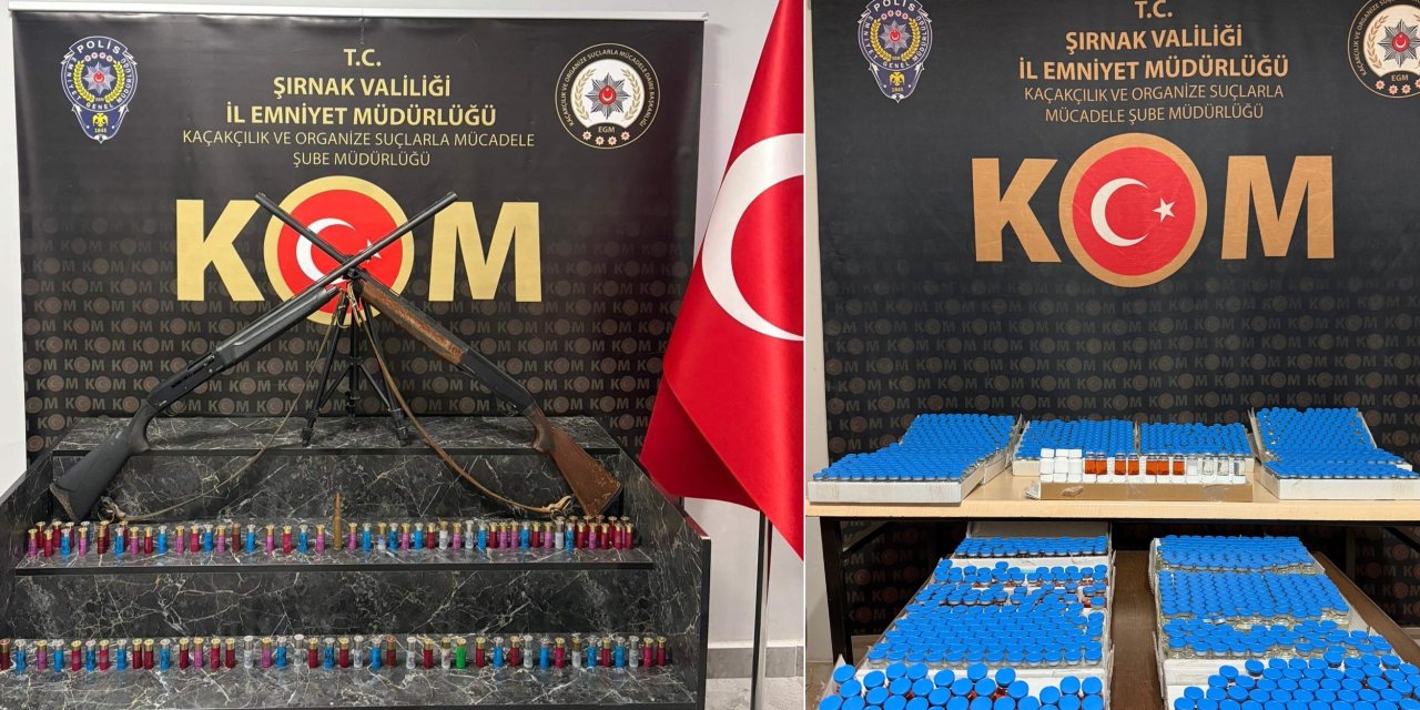 Şırnak’ta Kaçakçılık ve Uyuşturucu Operasyonlarında 53 Gözaltı