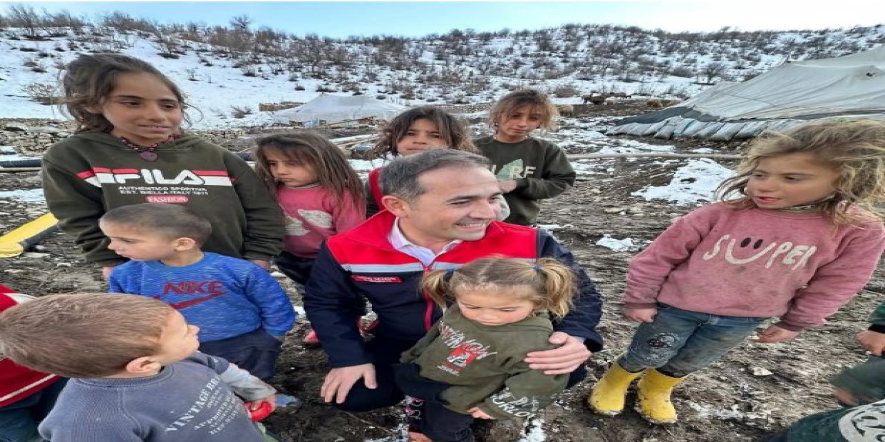 İl Müdürü Sezgin’den Koçer Ailelere Kış Ziyareti