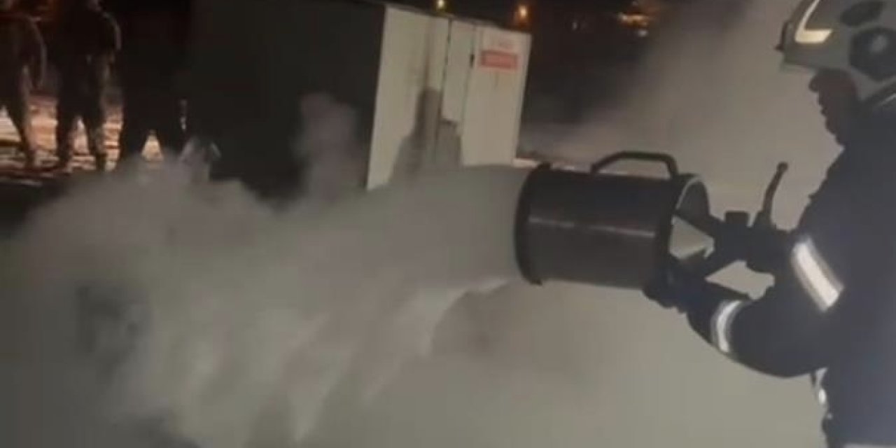 TPAO petrol kuyusunda çıkan yangın söndürüldü