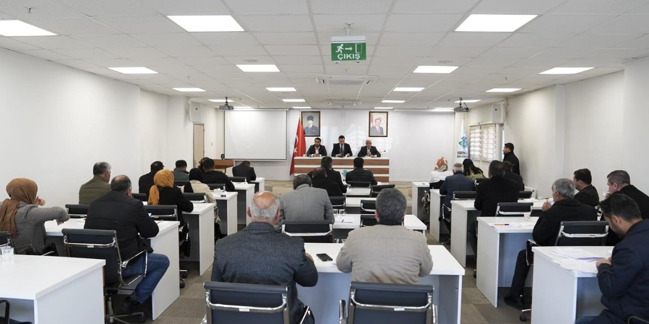 Şırnak Belediyesi'nde Olağanüstü Meclis Toplantısı