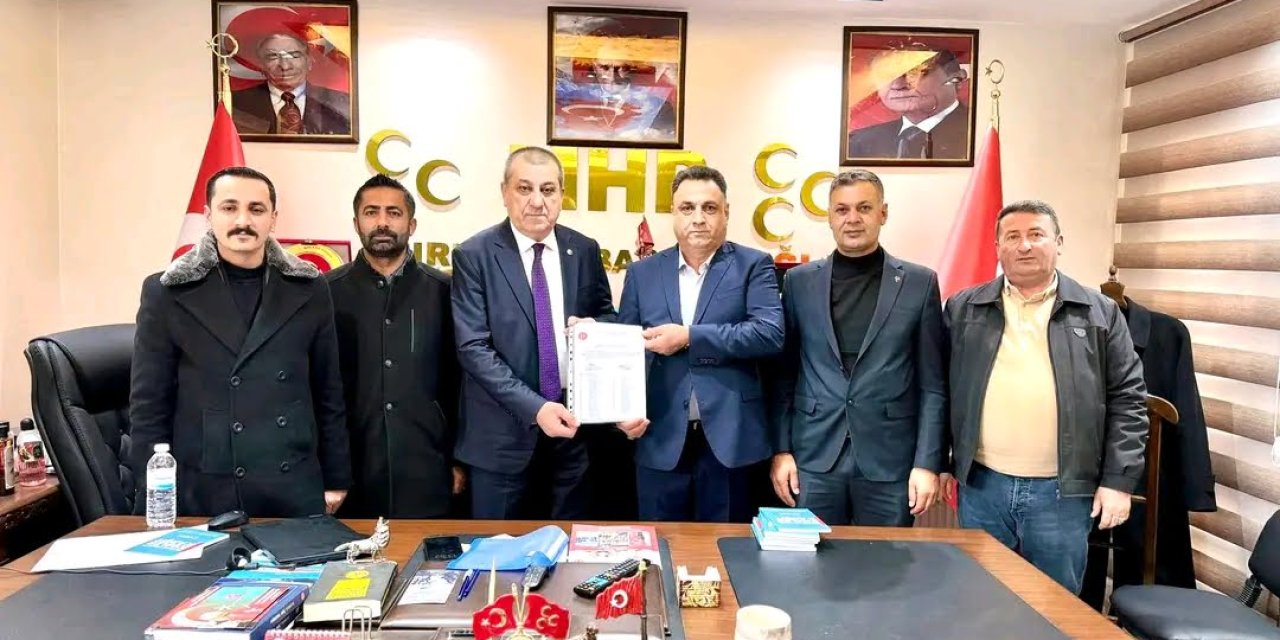 MHP Şırnak Merkez İlçe Başkanlığı’nda görev değişimi gerçekleşti