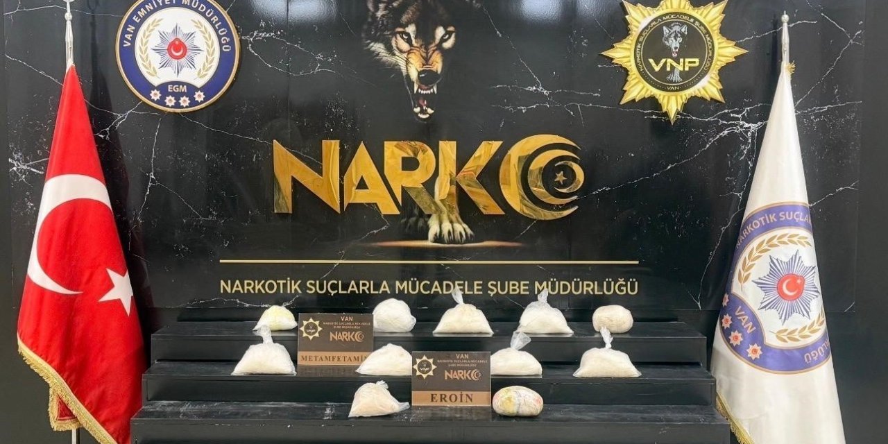 Van’da kilolarca uyuşturucu madde ele geçirildi, 2 kişi yakalandı