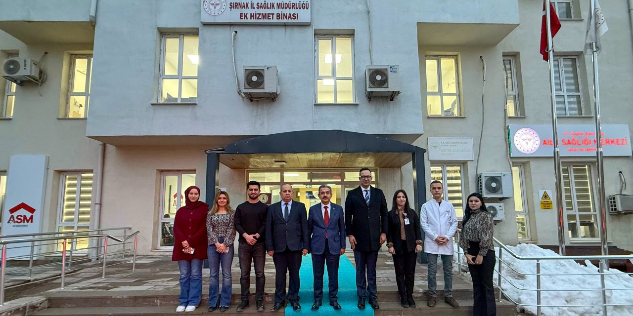 Şırnak Valisi Birol Ekici’den Halk Sağlığı Merkezine Ziyaret