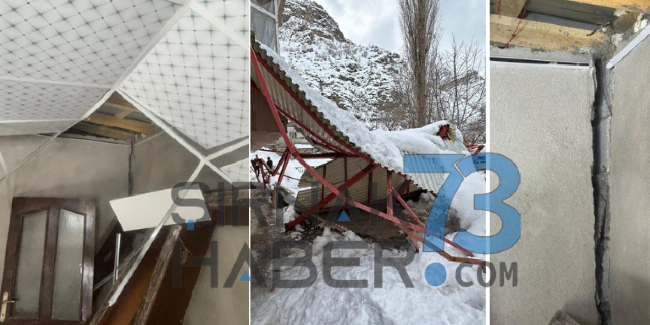 Yoğun Kar Yağışı Sonrası Şırnak’ta Hasar Tespiti Yapıldı