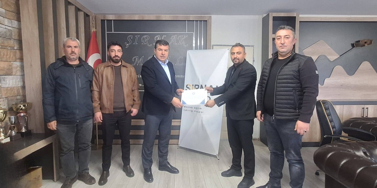 Şırnak’ta Meslek Lisesi Öğrencileri İçin İş Birliği Görüşmesi