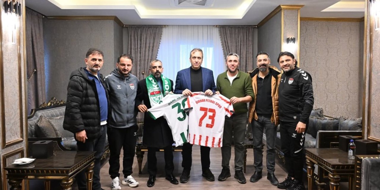Şırnak Petrolspor, Karşılaşma Öncesi Rakip Takımı Ziyaret Etti