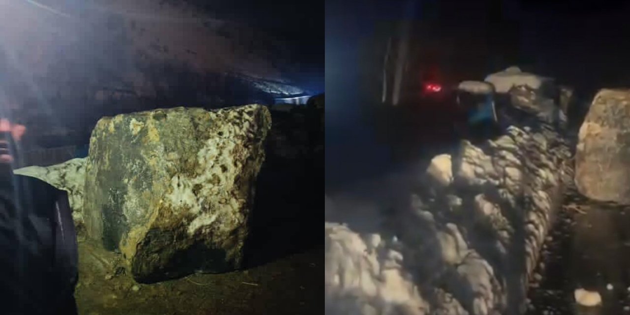 Şırnak’ta Yamaçtan Kopan Dev Kaya Parçaları Köye Düştü: 20 Hayvan Telef Oldu