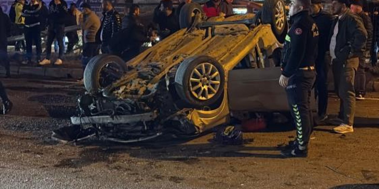 Batman’da takla atan otomobilde 1 kişi yaralandı