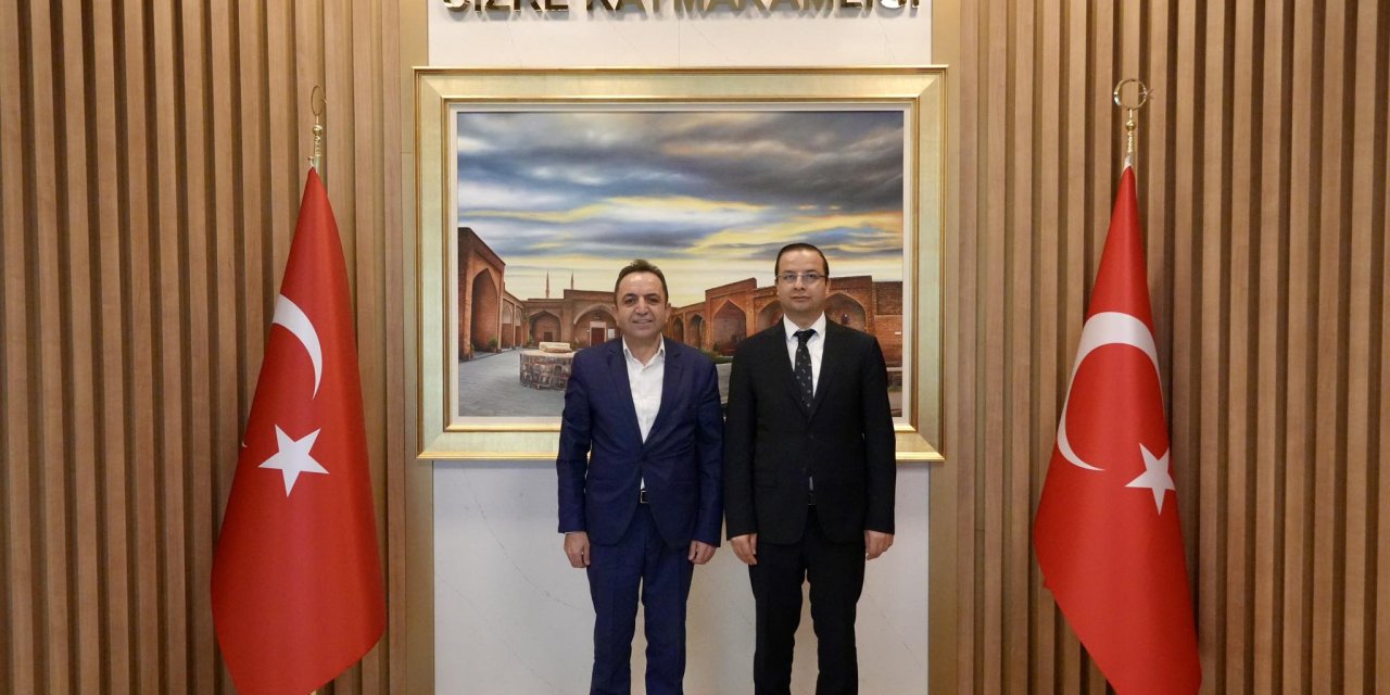 Eski Esnaf Odası Başkanı Memduhoğlu’ndan Kaymakam Baycar’a Veda Ziyareti