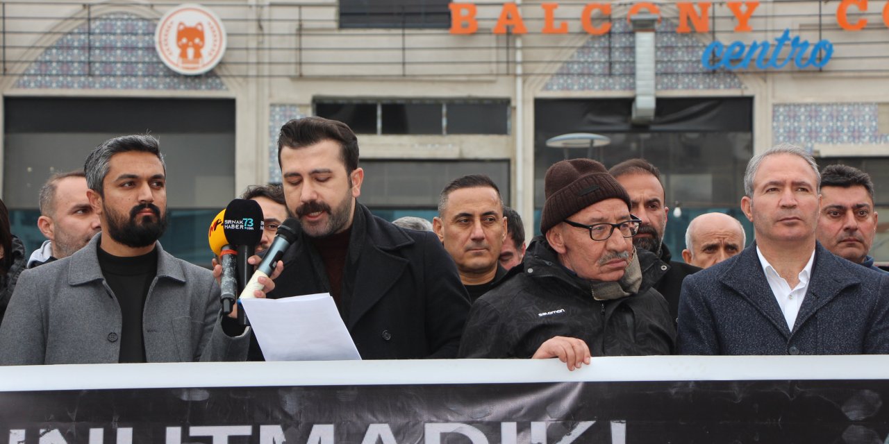 Şırnak’ta 6 Şubat Depremlerinin 3. Yılında Anma ve Basın Açıklaması