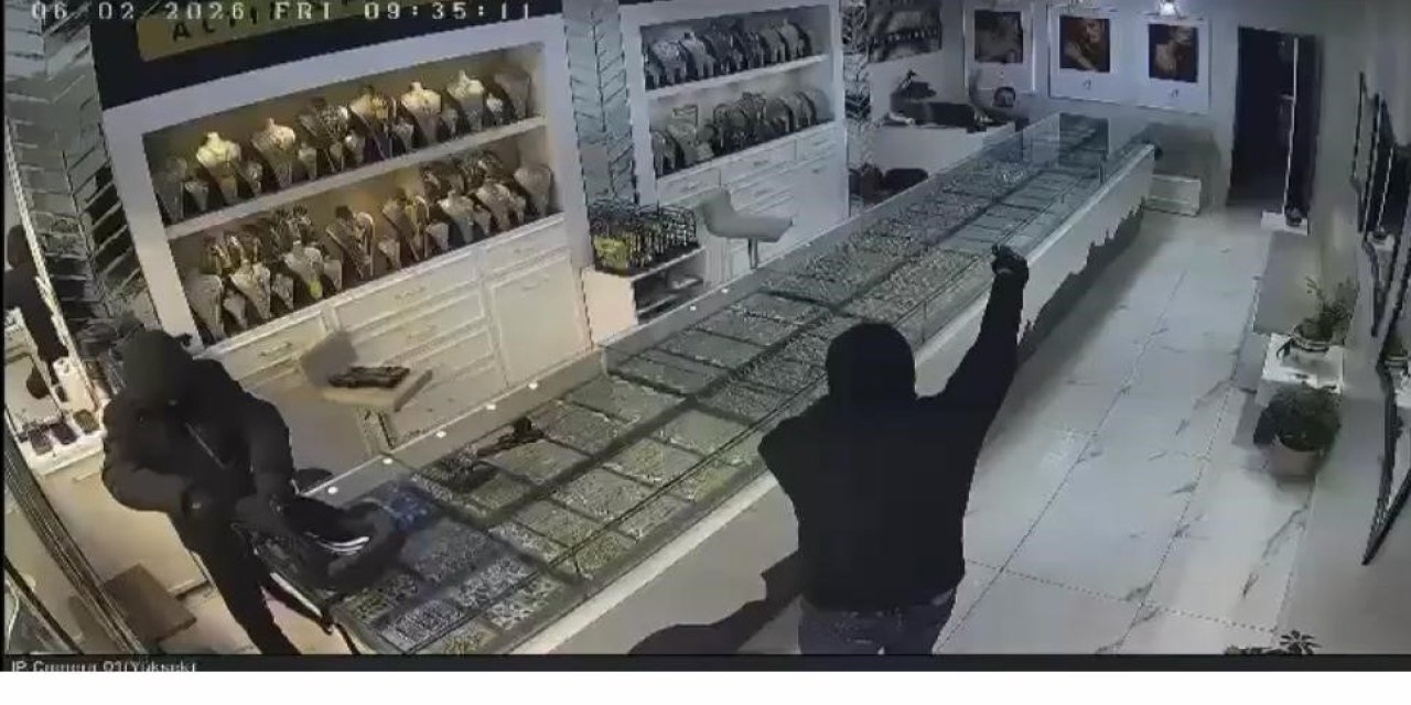 Batman’da 90 saniyede milyonluk kuyumcu soygunu kameraya böyle yansıdı