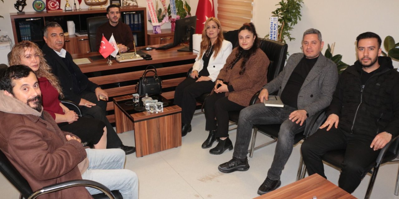 Sağlık-Sen Heyeti’nden İlçe Sağlık Müdürü Karaşi’ye Ziyaret: İş Birliği ve Taziye Mesajı