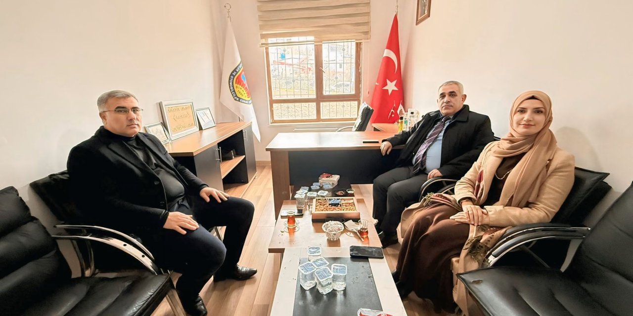 Başkan Haşimoğlu’ndan Başkan Caner’e Tebrik Ziyareti