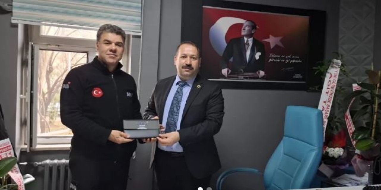Afad İl Müdürü İşlek’ten Müdür Günel’e Hayırlı Olsun Ziyareti
