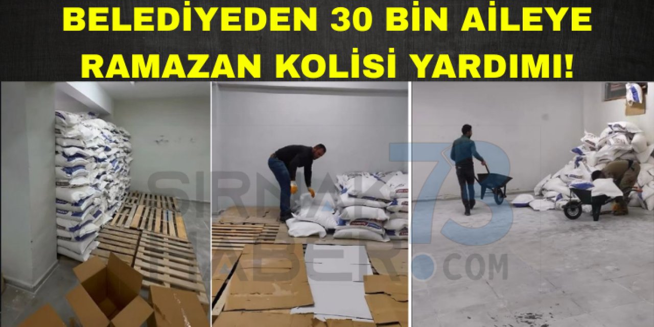 Şırnak'taki Belediye, İl Genelinde Ramazan Kolisi Yardımı Yapacak!