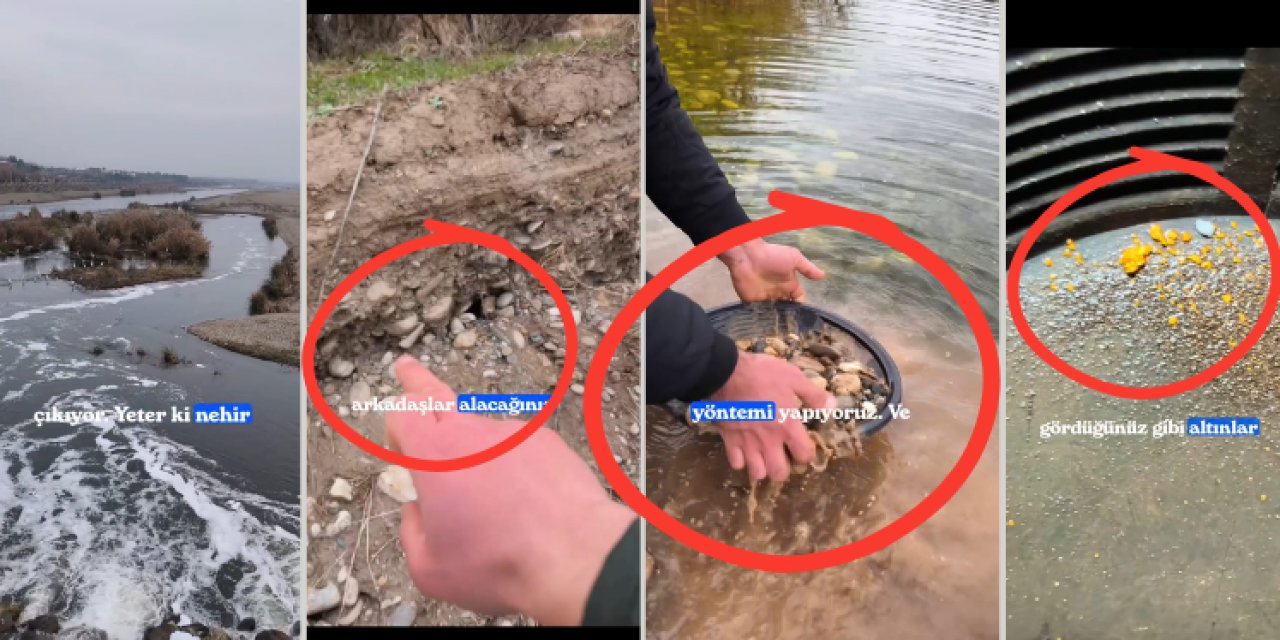 Cizre Dicle Nehri’nde Altın İddiası: Video Sosyal Medya Viral Oldu!