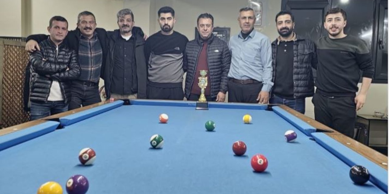 Şırnak’ta Amerikan Bilardo Turnuvasının Şampiyonları Belli Oldu