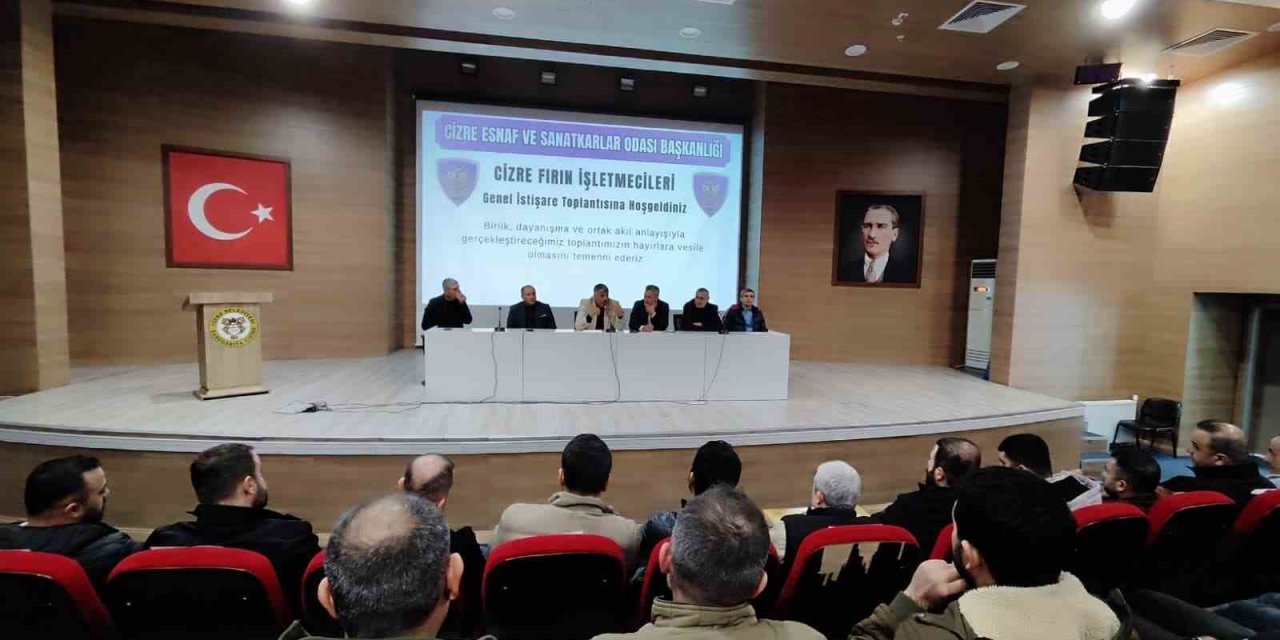 Cizre’de Fırıncılar Toplantısı