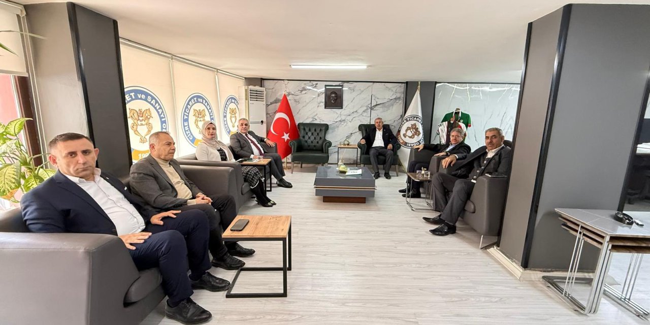 Şırnak ESOB’tan Cizre TSO’ya kritik ziyaret! Esnafın sorunları masaya yatırıldı