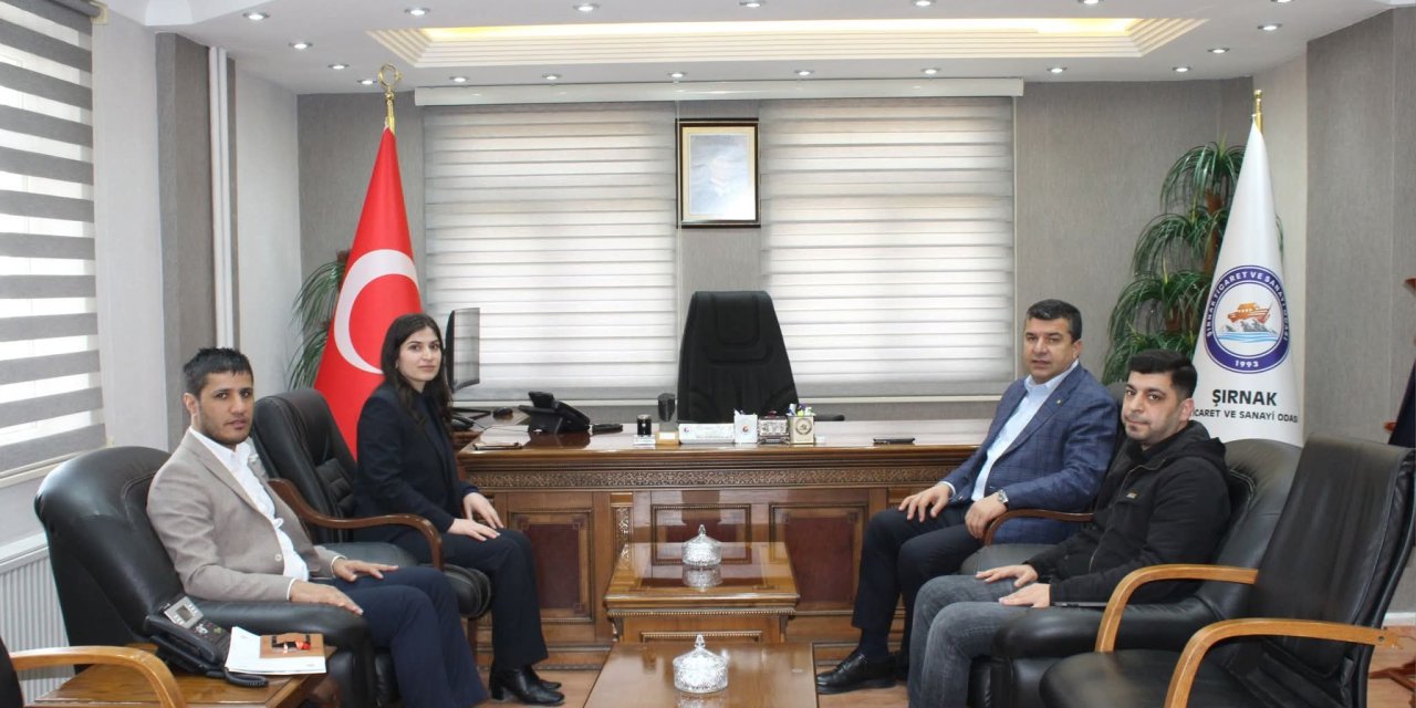 Silopi Belediye Başkanı Ormanlı'dan TSO Başkanı Geliş'e Ziyaret