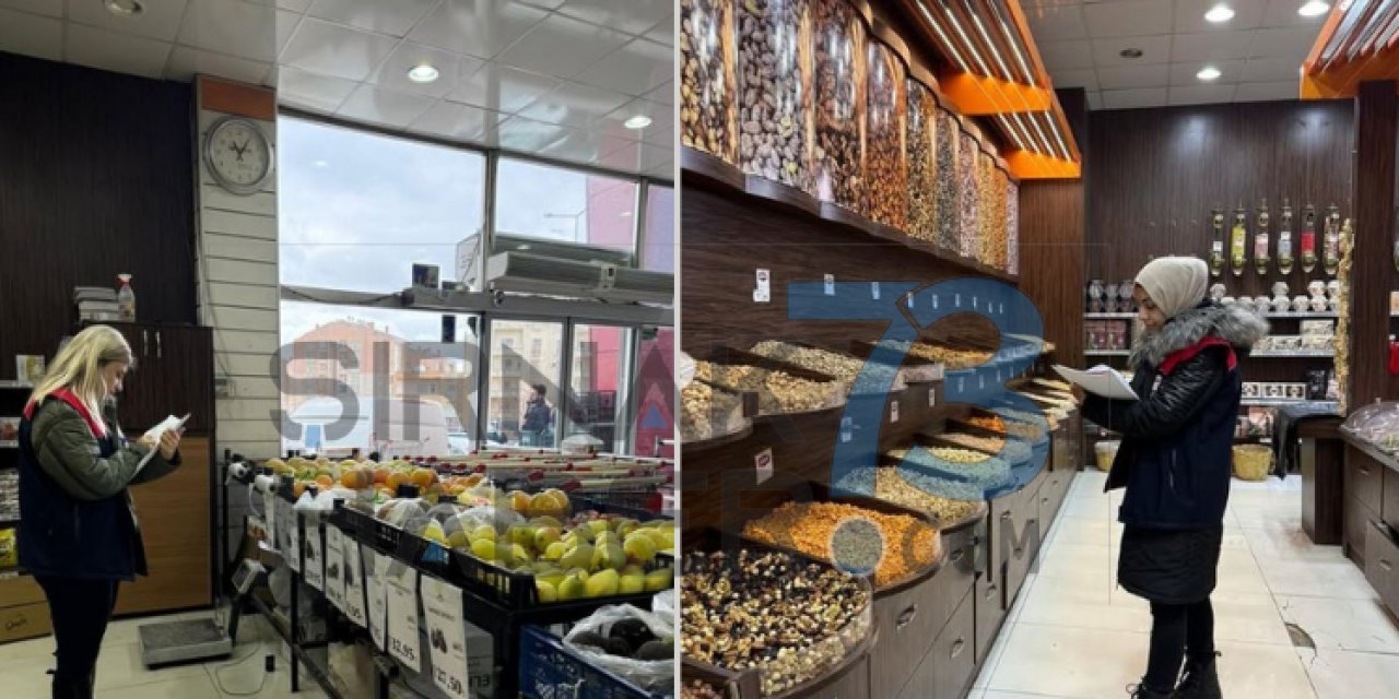 Şırnak’ta Zincir Marketlerde Fiyat Denetimi