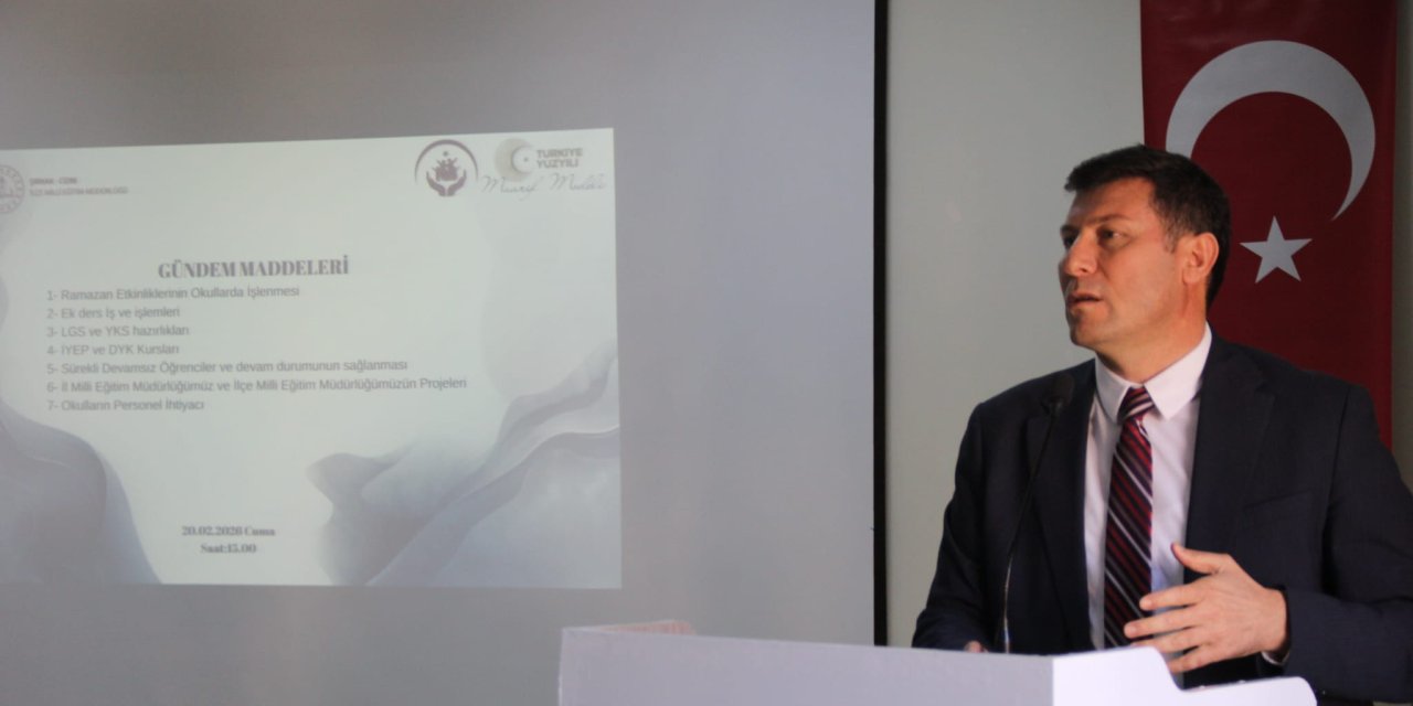 Cizre’de Okul Müdürleri Toplantısı: İkinci Dönem İçin Kritik Kararlar Alındı