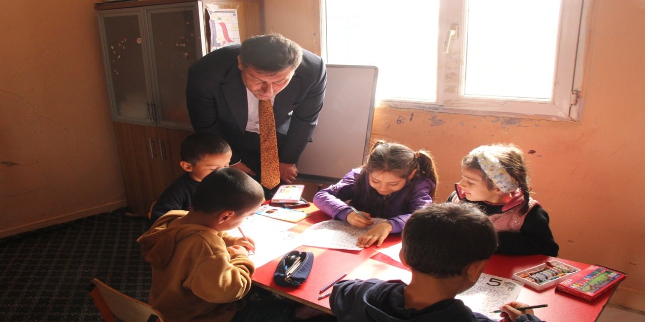 Cizre İlçe Milli Eğitim Müdürü Şahan İke’den Köy Okullarına Ziyaret