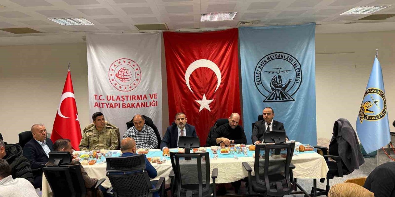 Şırnak Şerafettin Elçi Havalimanı Personeli İftar Sofrasında Buluştu