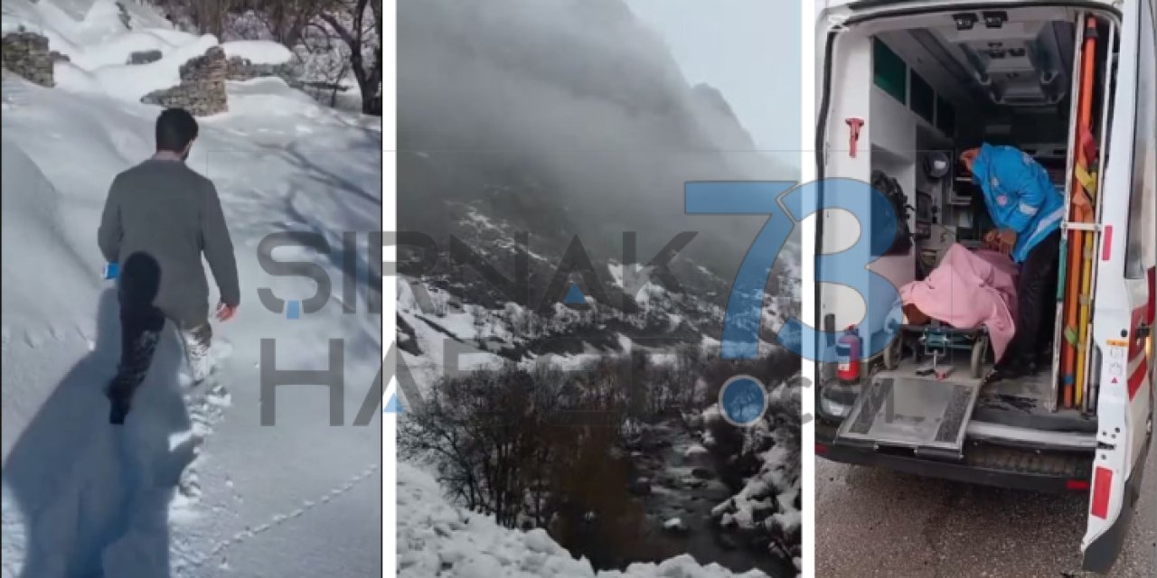 Şırnak’ta evde sağlık ekipleri zorlu şartlarda hastalara ulaşıyor