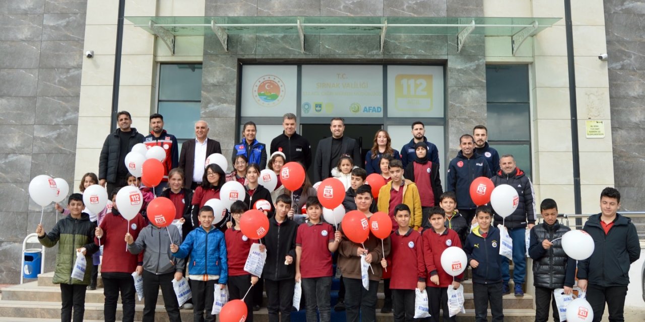 Öğrencilerden Deprem Haftası’nda AFAD ve 112’ye ziyaret