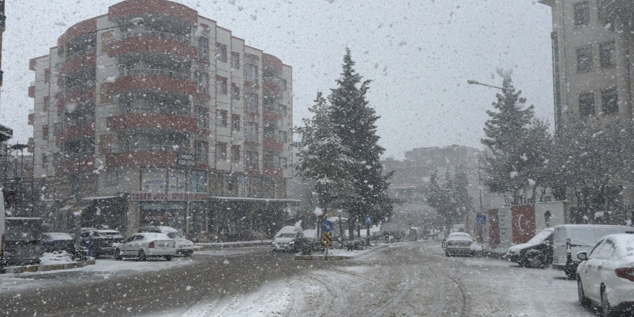 Mazıdağı’nda Mart Ayında Kar Yağışı Etkili Oldu