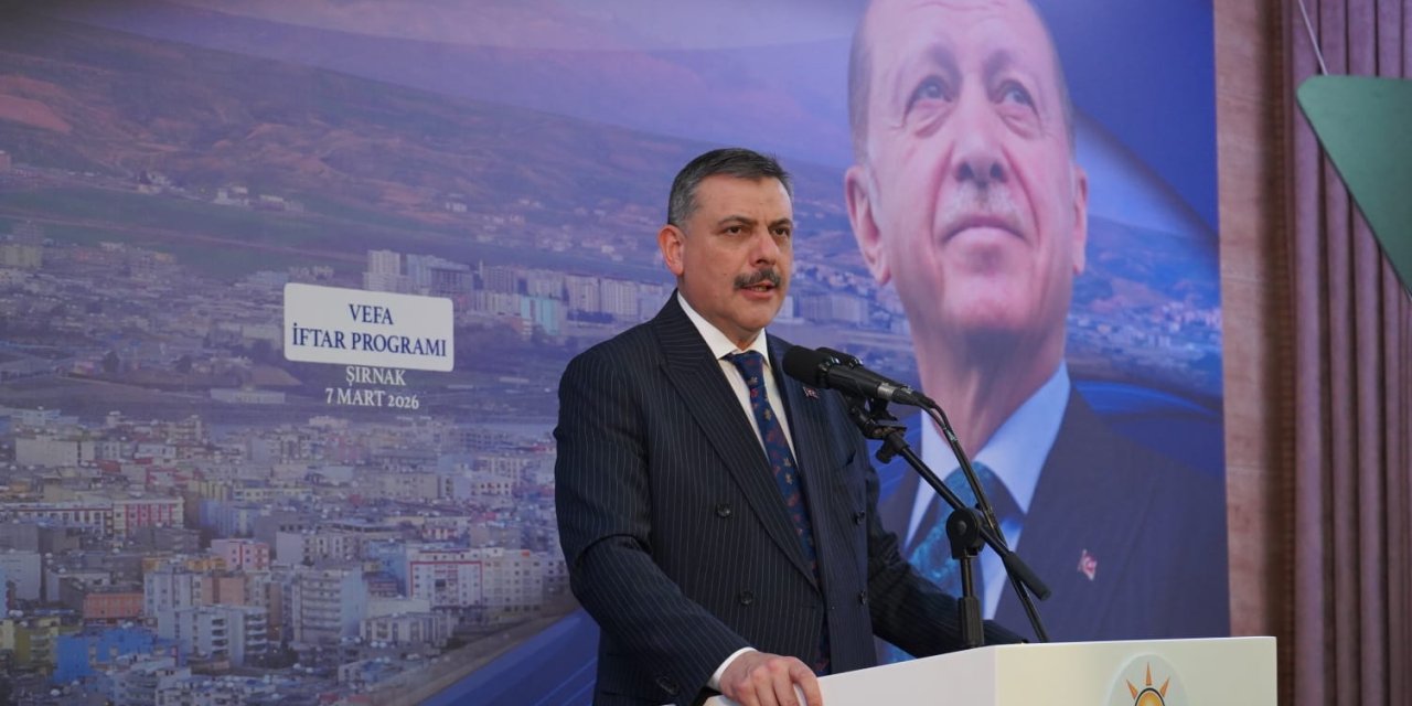 İçişleri Bakanı Çiftçi Şırnak’ta konuştu: Şehre 113 milyar liralık yatırım