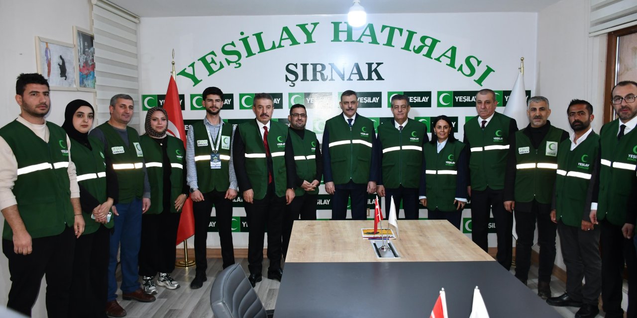 İçişleri Bakanı Mustafa Çiftçi’den Şırnak Yeşilay’a Anlamlı Ziyaret
