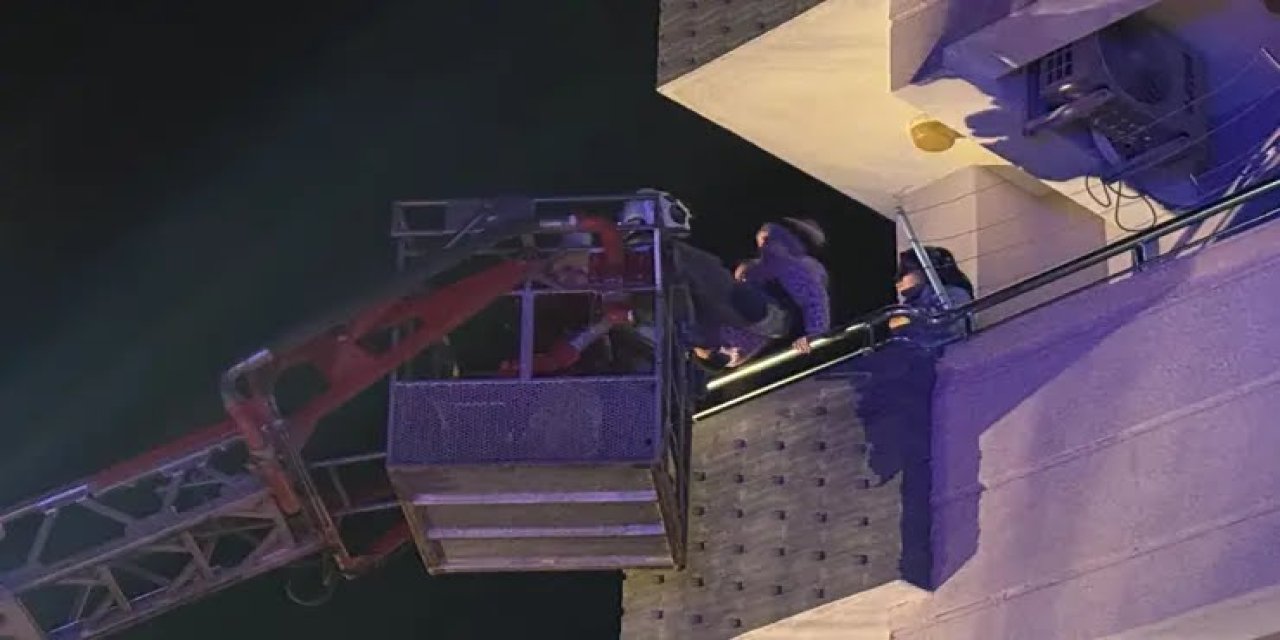 Yangın çıkan apartmanda can pazarı: 30 kişi kurtarıldı