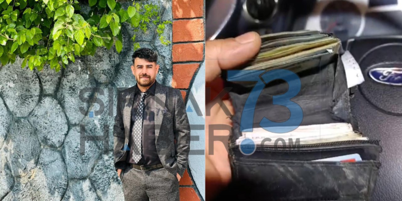 Şırnaklı vatandaş Bulduğu Para Dolu Cüzdanı Sahibine Teslim Etti