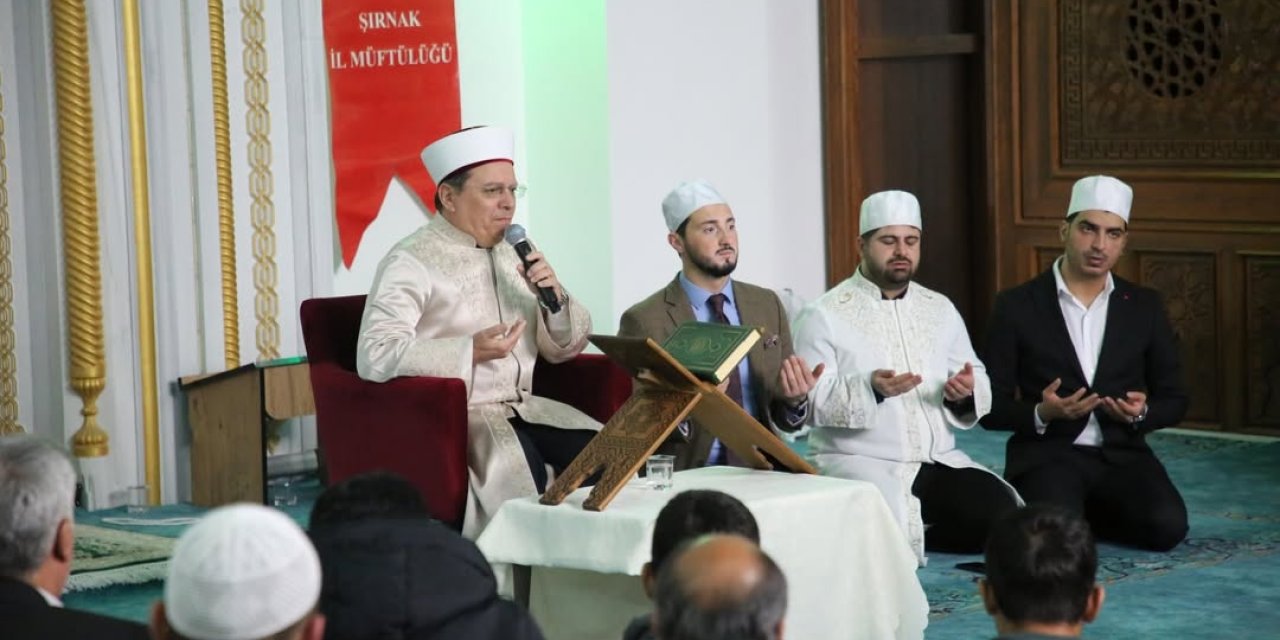 Şırnak'ta Kur'an-ı Kerim Ziyafeti programı düzenlendi